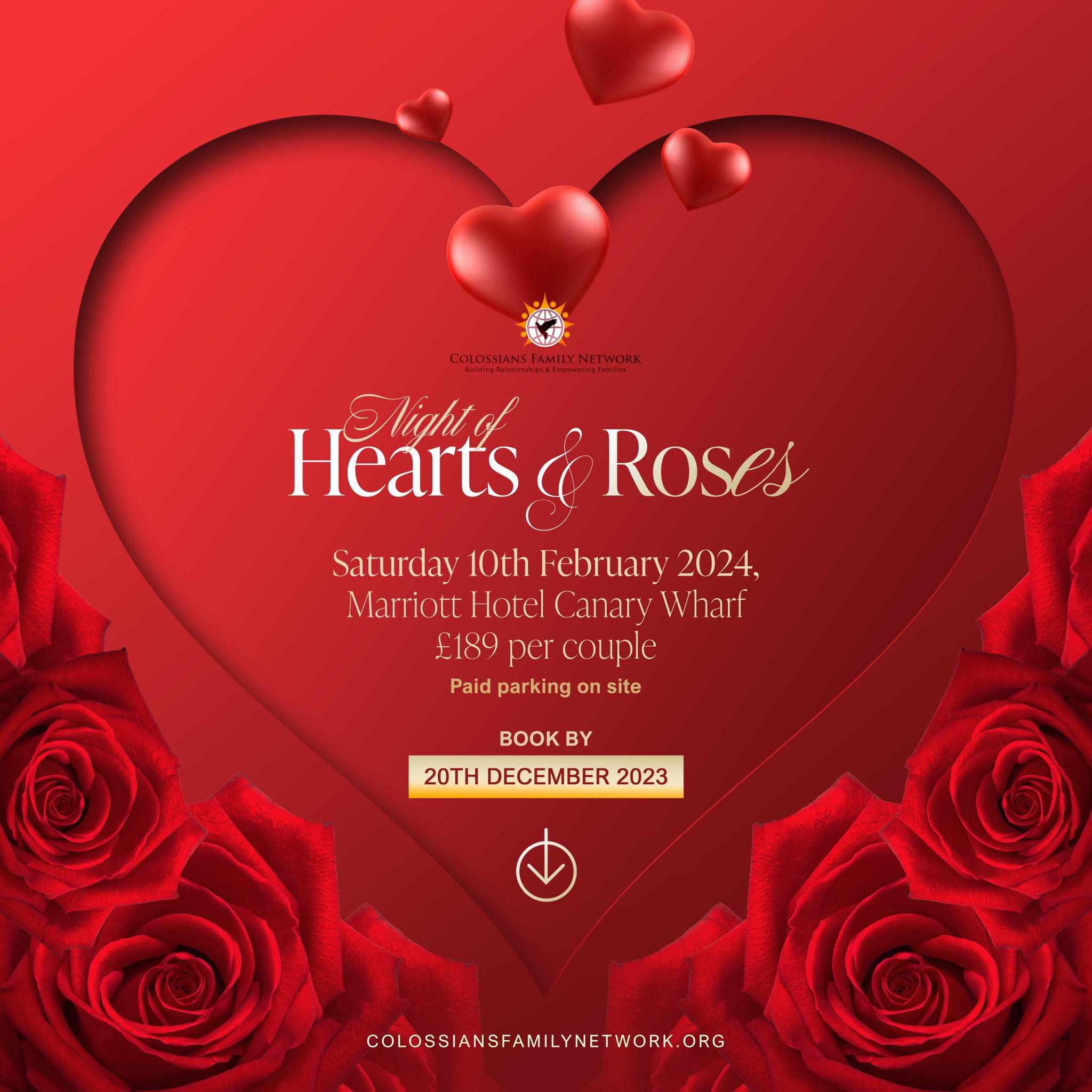 Night of Hearts & Roses 2024 London Image