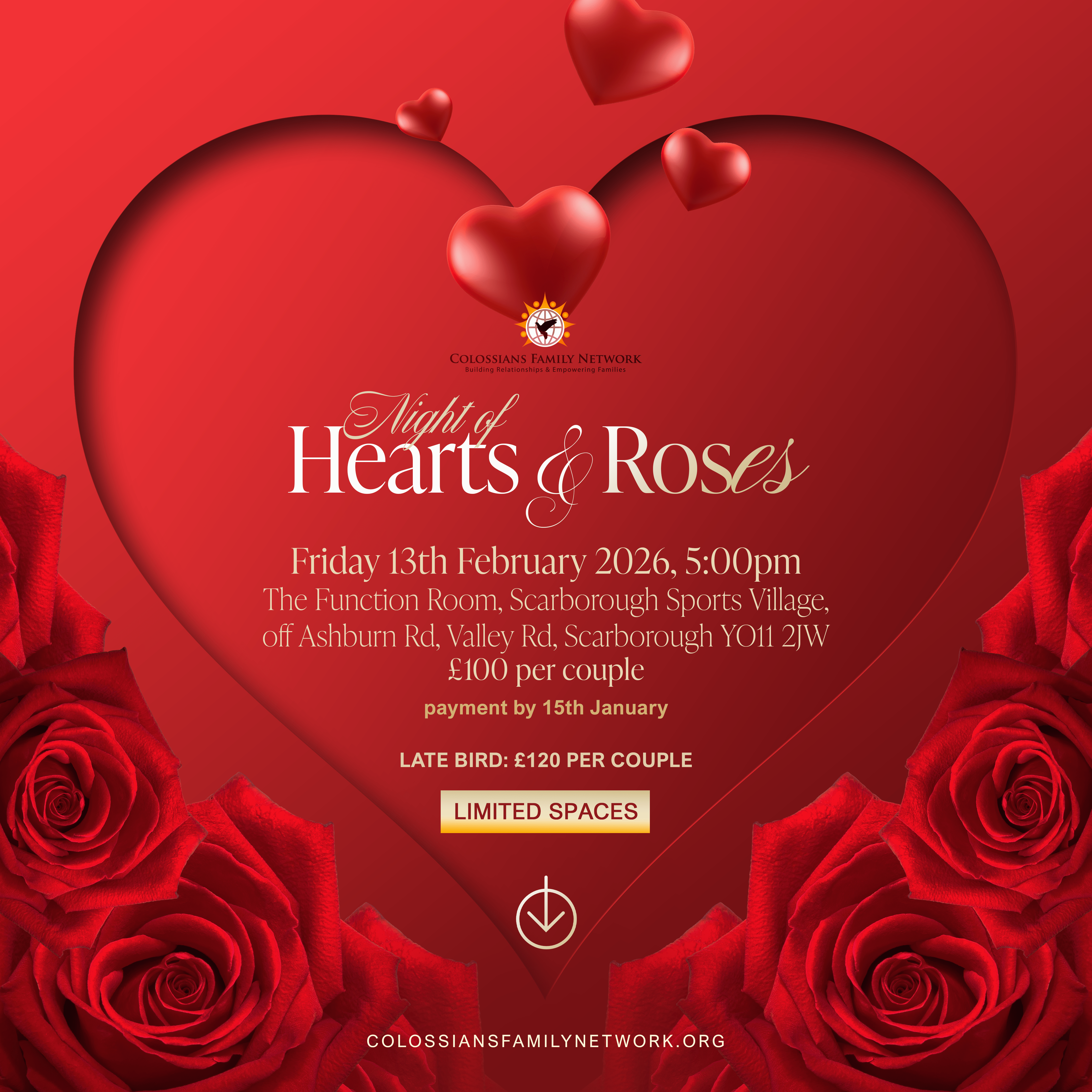 Night of Hearts & Roses 2026 North Image